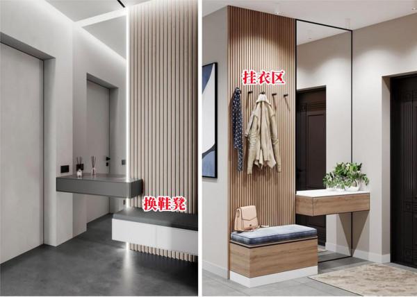 學聰明點，玄關櫃除了做到頂，一高一低，懸空落差10公分就懂好處