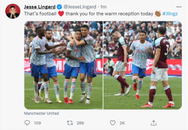 打入絕殺，林加德賽後發文：這就是足球！感謝球迷熱情接待