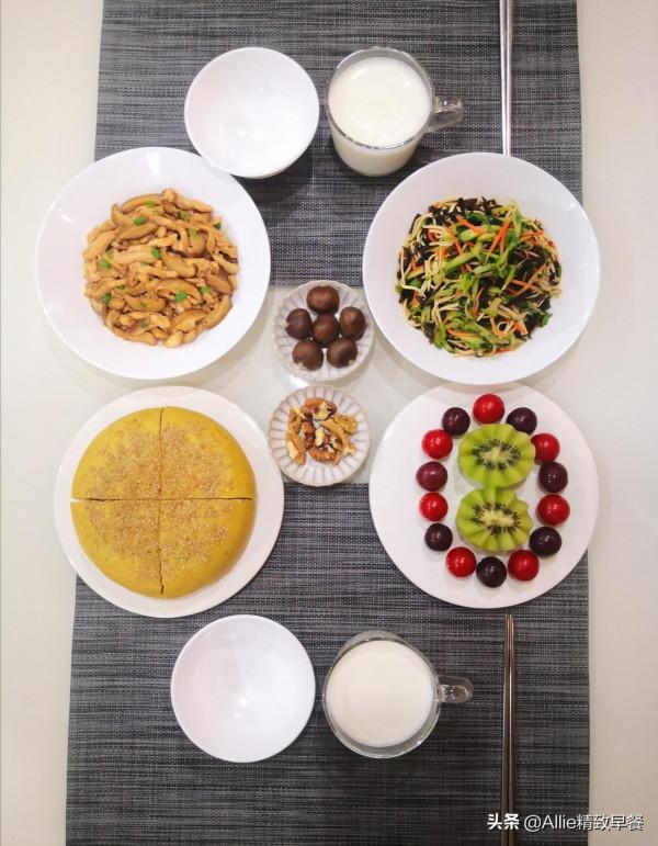 家裡有南瓜的這樣做，想要幾層做幾層，搭配蔬果，營養好消化，贊