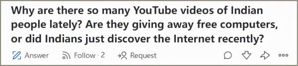 為什麼說油管上的印度人，能統一國外大學生的口味？