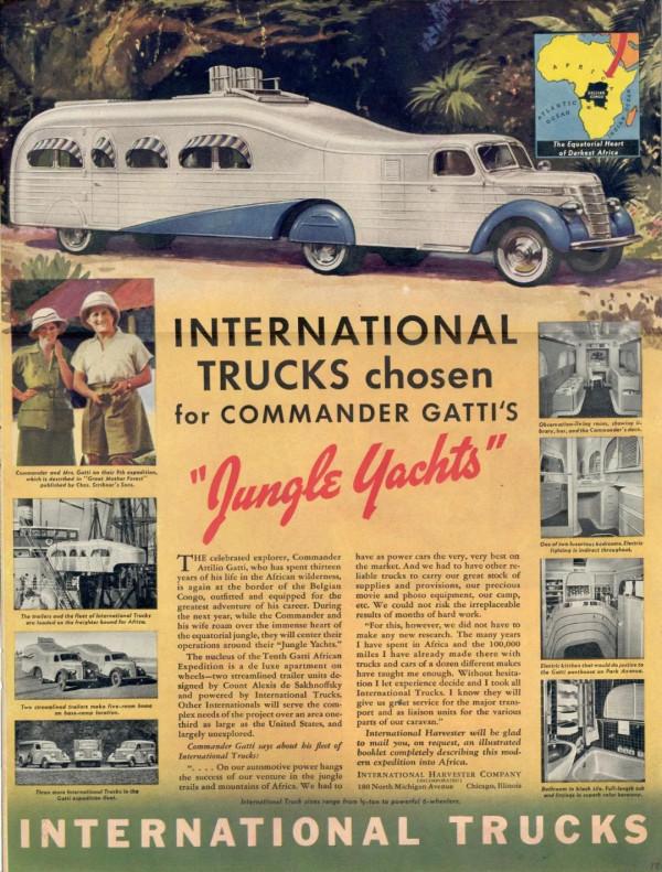 陪伴探險家馳騁非洲大陸的1938年豪華旅居房車,目前下落不明 陪伴探險家馳騁非洲大陸的1938年豪華旅居房車,目前下落不明