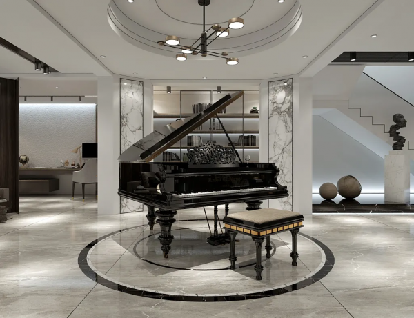 金地樾檀山丨148㎡現代風裝修,黑白灰搭配,愜意且自在 金地樾檀山丨148㎡現代風裝修,黑白灰搭配,愜意且自在