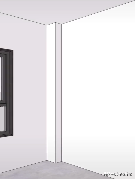 牆角柱子弱化手法，如果你也遇到可以參考一下