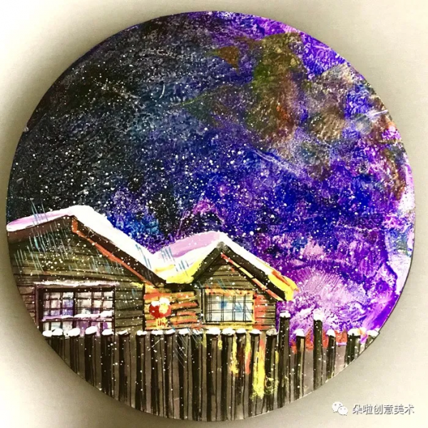 範畫 | 冬天來啦！一起來畫出北國風光雪鄉之夜的美麗吧