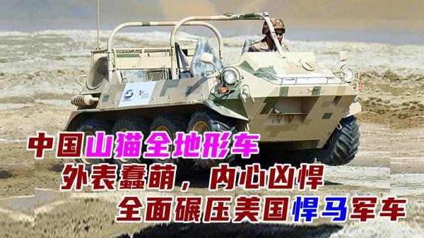 中國山貓全地形軍車,外表蠢萌,內心兇悍,碾壓悍馬軍車 中國山貓全地形軍車,外表蠢萌,內心兇悍,碾壓悍馬軍車