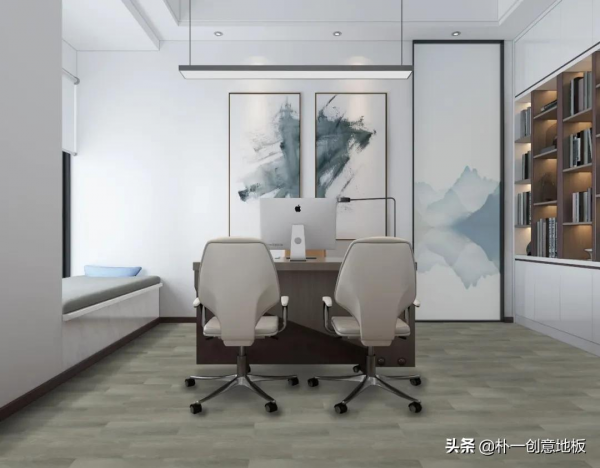 全屋鋪上木紋的石塑地板,別提有多愜意了 全屋鋪上木紋的石塑地板,別提有多愜意了