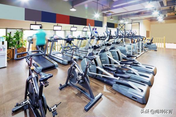 不同類別的健身器材