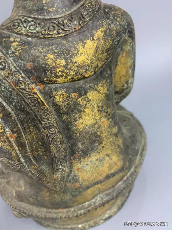 清代銅鎏金觀音像鑑賞