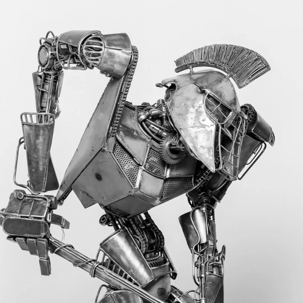 Denis Kulikov 和他的炫酷機甲風動物雕塑