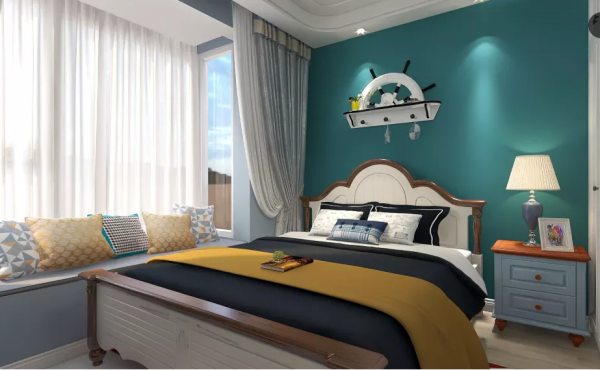 132平三居室地中海風格裝修設計案例