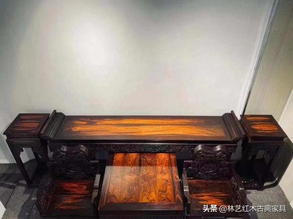 大紅酸枝中堂十二件套