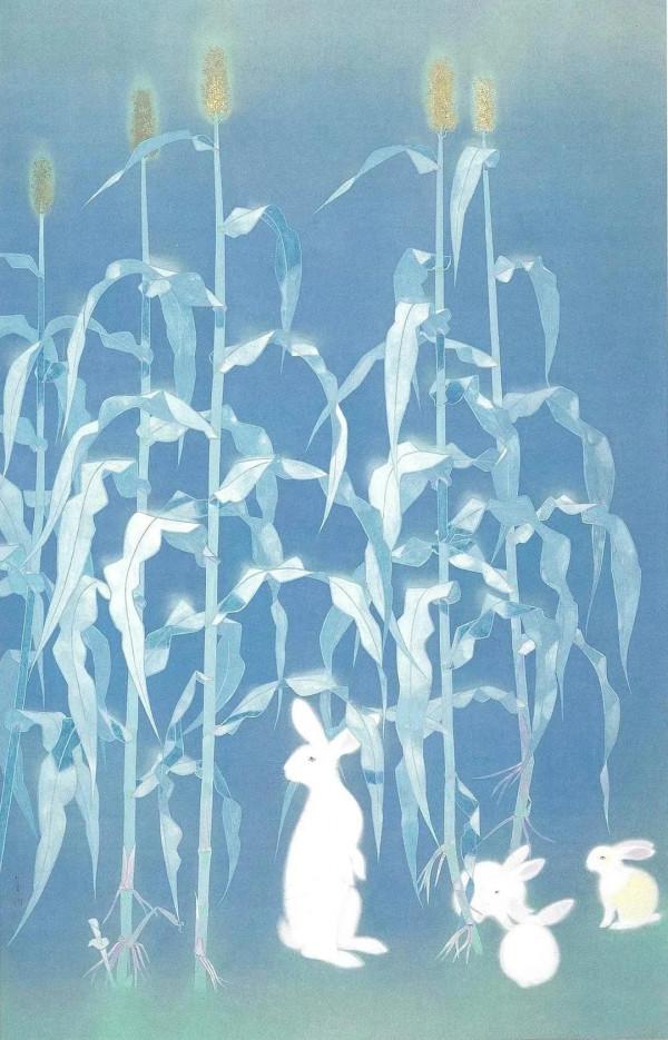 寧靜安詳——日本畫家上村松篁的簡約唯美繪畫作品 寧靜安詳——日本畫家上村松篁的簡約唯美繪畫作品