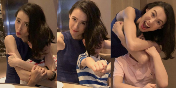 33歲梁洛施隱世豪宅內部曝光“超級木屋”與三個兒子同住