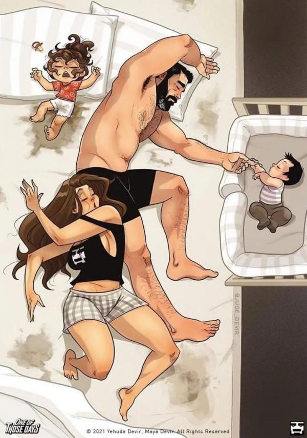 “糙漢”插畫家帶著新作迴歸了，雞飛狗跳的二胎生活，笑中帶淚