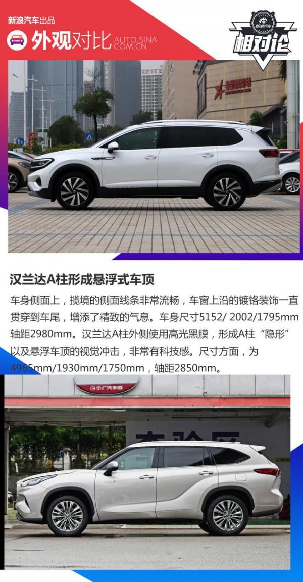 棋逢對手 一汽-大眾攬境對比廣汽豐田漢蘭達怎麼選