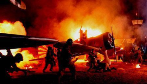 陳錫聯夜襲陽明堡，以傷亡30餘人的代價，炸燬日軍機場24架飛機