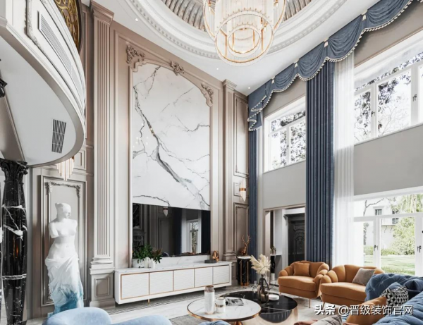 600㎡挑高躍層:高奢法式,領略貴族生活圈的奇幻浪漫 600㎡挑高躍層:高奢法式,領略貴族生活圈的奇幻浪漫