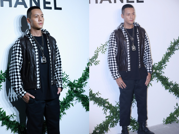 陳偉霆“寸頭”好有硬漢氣，黑T疊穿馬甲個性高階，真有男人味