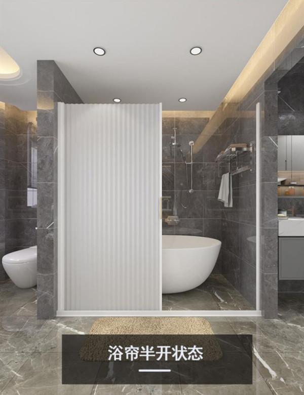 僅3、4㎡衛生間可以這樣做乾溼分離，不影響原本通透感，還上檔次