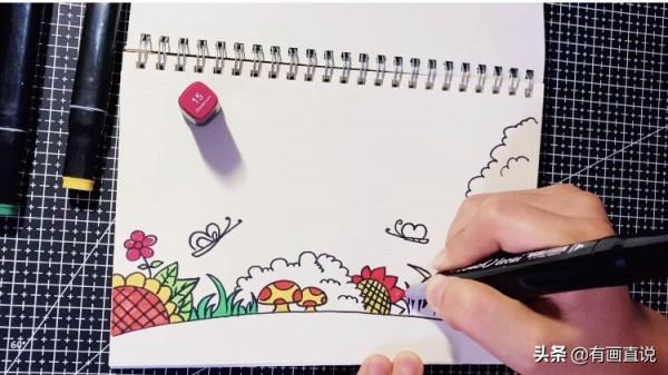 創意兒童畫:分享三款萬能背景畫法,卡通簡筆畫風格,收藏備用 創意兒童畫:分享三款萬能背景畫法,卡通簡筆畫風格,收藏備用