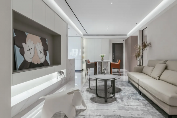 98㎡簡約美宅，感知觸手可及的幸福