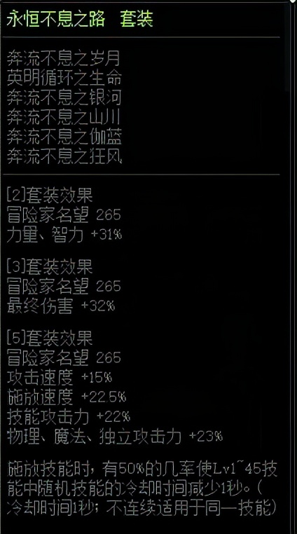 重做都救不了的100級史詩?DNF歲末裝備盤點之奔流不息 重做都救不了的100級史詩?DNF歲末裝備盤點之奔流不息
