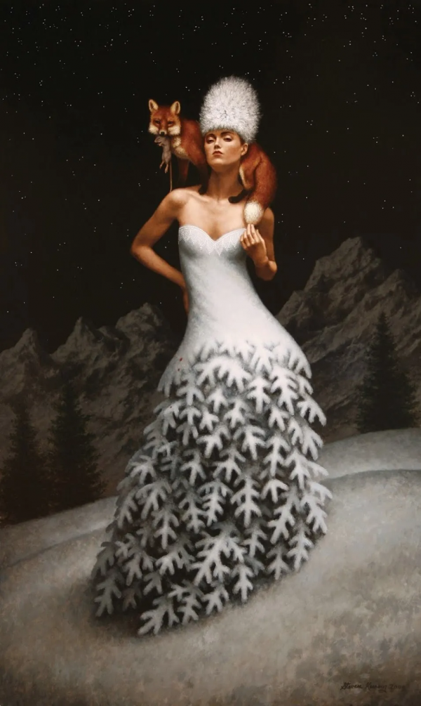 史蒂文-肯尼，大自然的美麗和神秘，在超現實畫作創意中表現