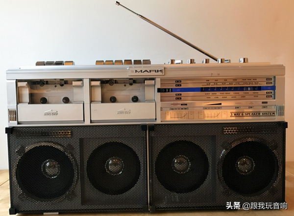 馬克Mark 75491音響雙卡帶4波段收錄機