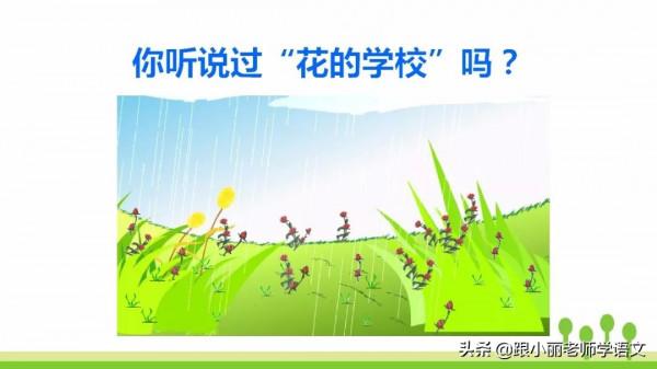 趕緊替孩子儲存，複習一定用得上，三上《花的學校》知識點梳理