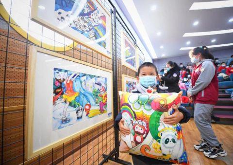 #北京冬奧會開幕倒計時40天 千餘件青少年原創動漫作品展出迎冬奧