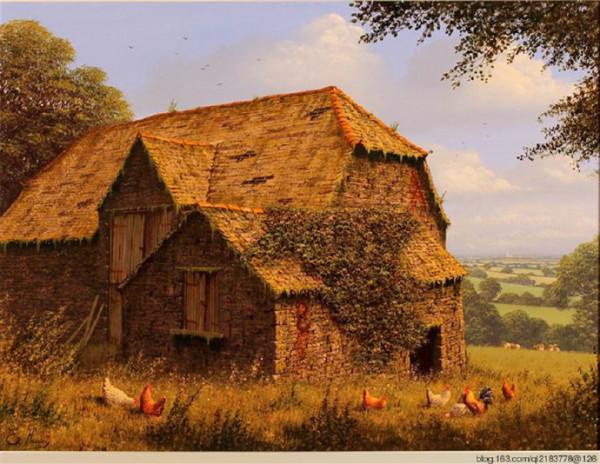 英國藝術家Edward.Hersey田園,一種美好的記憶 英國藝術家Edward.Hersey田園,一種美好的記憶