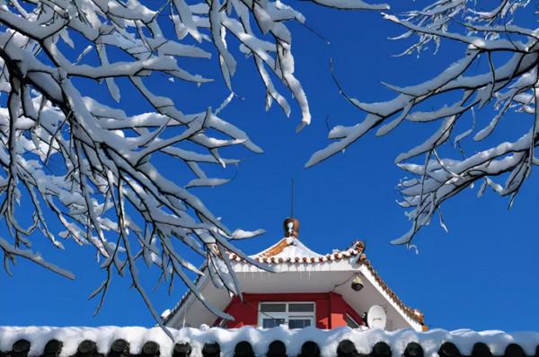 這個太行山餘脈進入京城的最後一道山樑，雪後有意想不到的美
