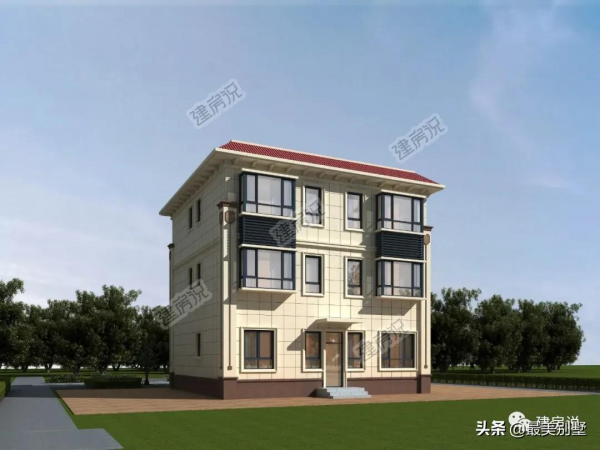 佔地122平的別墅，村裡人都搶著建，果斷收藏了等有錢就建一棟