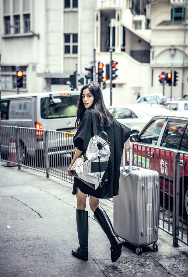 秋天你怎麼能沒有一款襯衣裙，“BF風Oversize”的長款襯衫裙