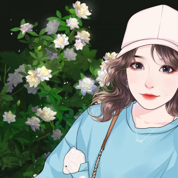 女生頭像｜卡通漫畫頭像｜手繪頭像