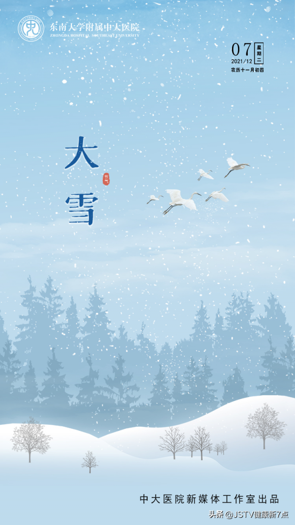 大雪養生，中大醫院推薦七款茶飲