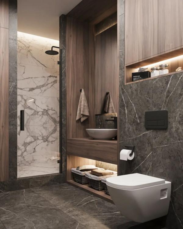 極簡高階灰與木質元素的和諧搭配，時尚又帥酷