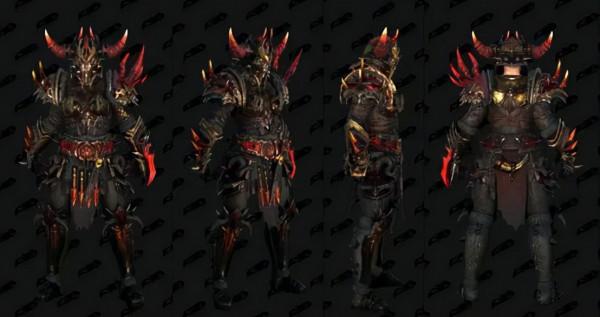 暗黑破壞神：不朽封測野蠻人盔甲套裝