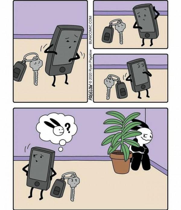 奇妙反轉的多格漫畫，讓人猜得到開頭，結尾出人意料