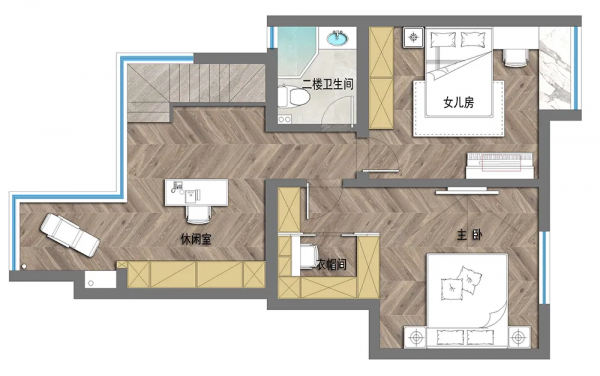 樓梯擋光又礙事?頂層複式上演“換位大法”,誰看了不說一句贊 樓梯擋光又礙事?頂層複式上演“換位大法”,誰看了不說一句贊