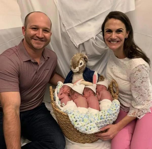 全球僅72例！女子誕下同卵四胞胎，絕了，打麻將永遠不缺人了