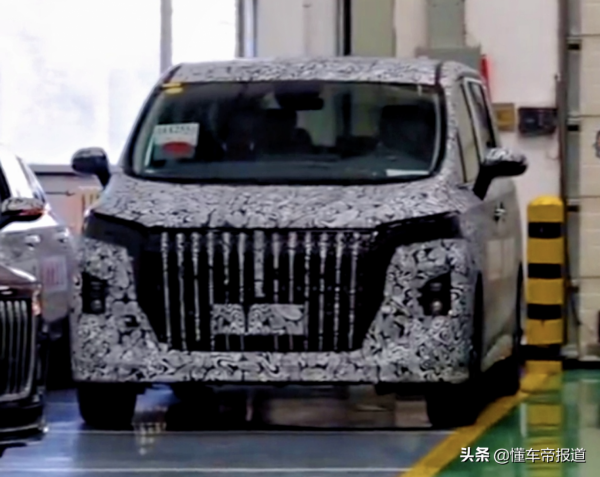 新車 | 氣場不輸埃爾法，紅旗MPV最新諜照曝光，或搭載3.0T+8AT動力