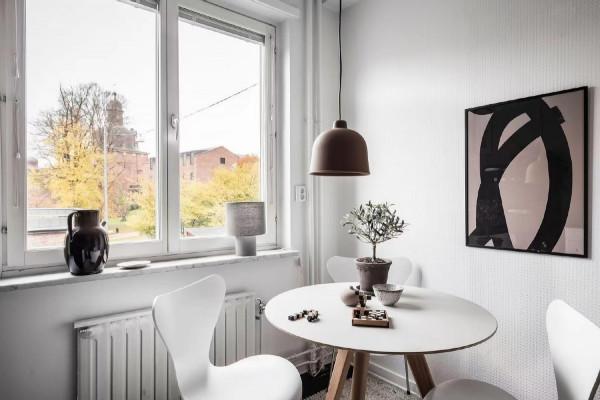 簡約時尚的風格，協調的色彩搭配，讓小戶型也裝出“高階感”