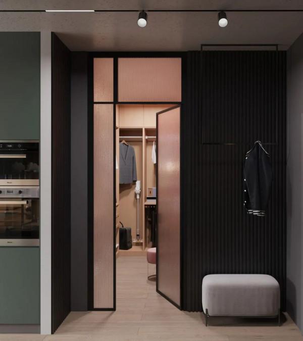 47平超小戶型，各種功能照樣能實現，甚至還有衣帽間