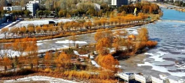 初冬時節,臨澤流沙河景區藏著不一樣的美! 初冬時節,臨澤流沙河景區藏著不一樣的美!