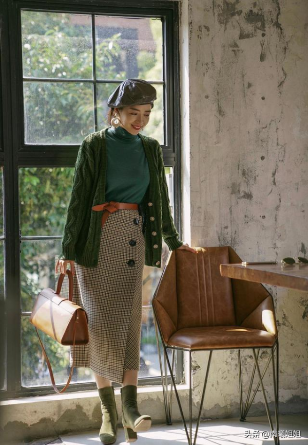 看完三木的秋冬穿搭，才明白“穿裙子”這麼多講究，每一套都優雅