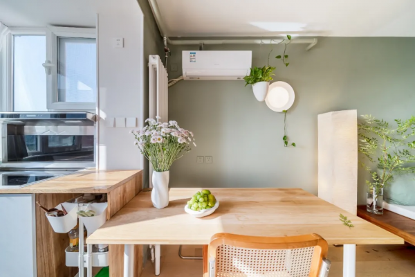 北京40㎡小戶型，90年代老破小+全屋承重牆，僅花8萬便完成大變身