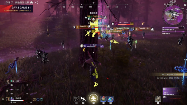 永劫無間預選賽決賽：梅花樁KZ獨狼秀翻全場 ASE天海雙抓擊潰對手
