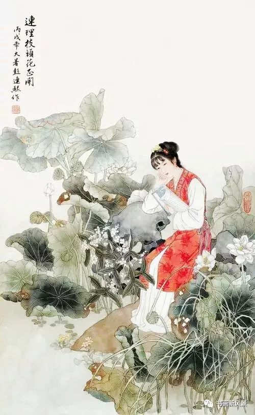 把24節氣，畫成紅樓美人