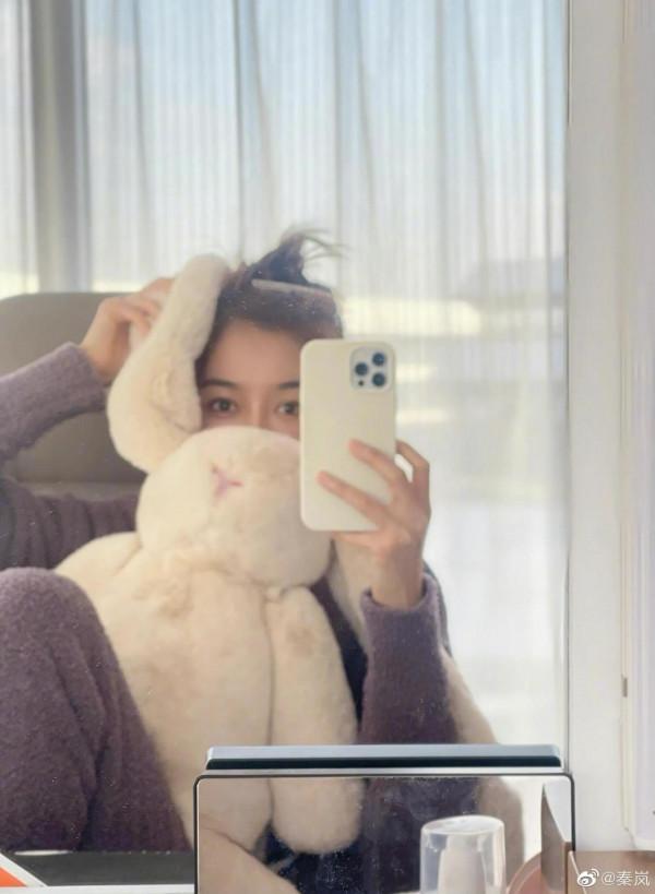 秦嵐，這顏值和體重，沒法比呀